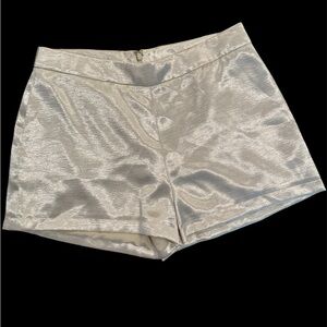 S'Edge cream silk shorts. Sz lg